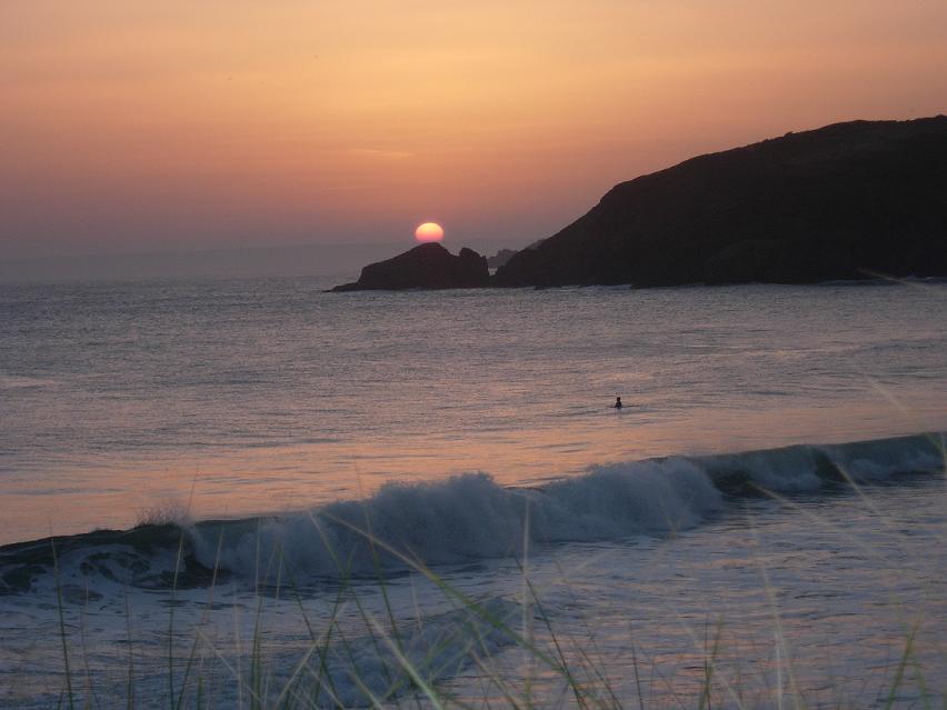 Praa Sands Sunset | Cornwall Guide Images