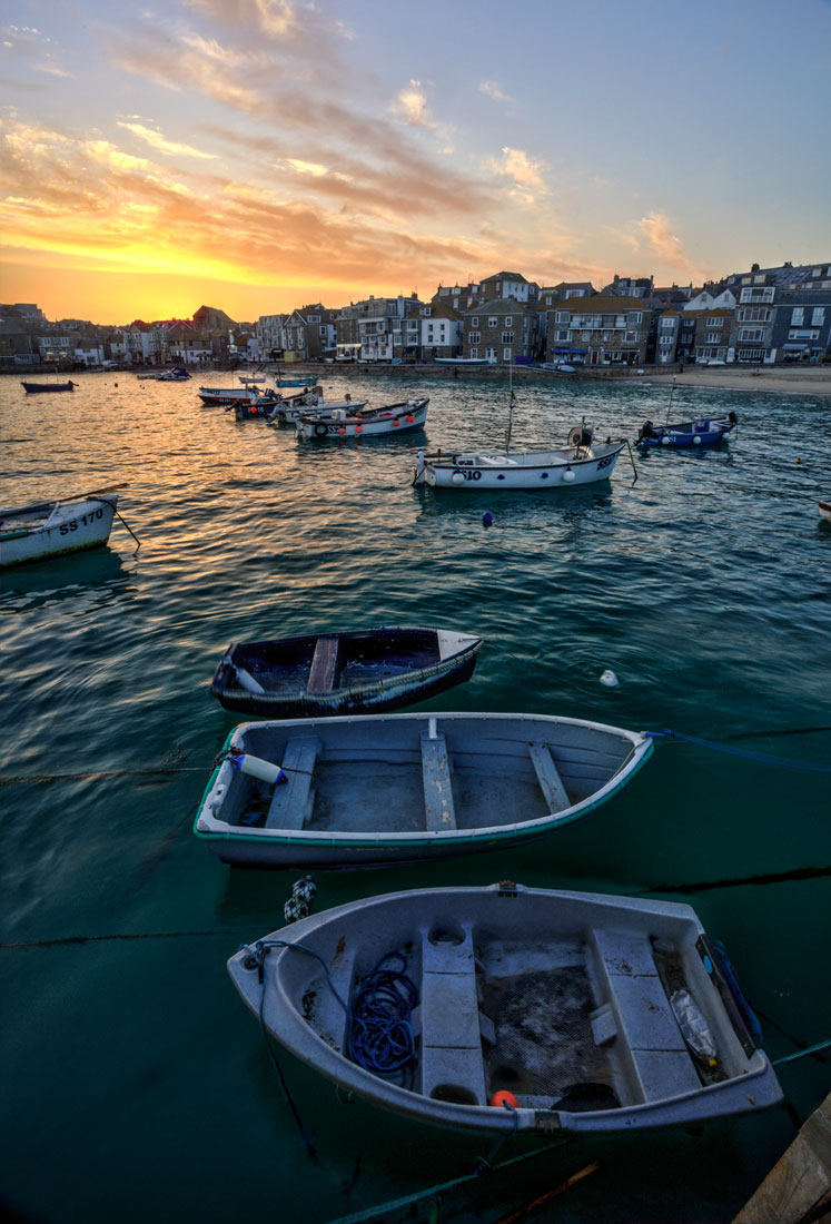 sunset boat trips st ives