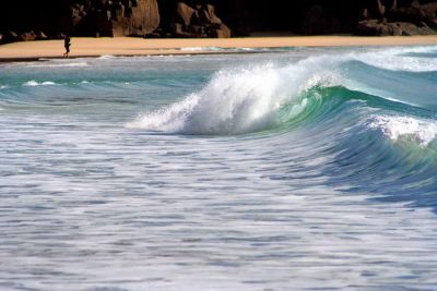 Surf at Porthcurno