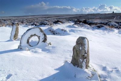 Men-an-Tol in Winter ,Near Penzance