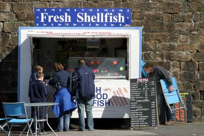 Fresh shellfish - Penzance