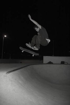 Front side flip in the baby bowl