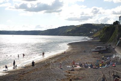 Summer's evening - Downderry beach