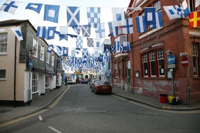 Blue Flags - Obby Oss Eve - Padstow