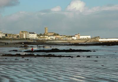 Penzance Sea Front from the Beach