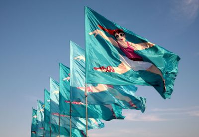 Jubilee Pool Flags - Penzance