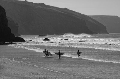 Surfers - Porthtowan