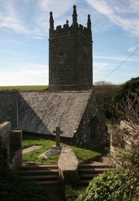 St Levan Church Coffin Rest