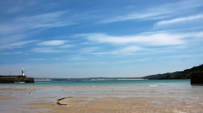 St Ives Harbour Beach - Low Tide