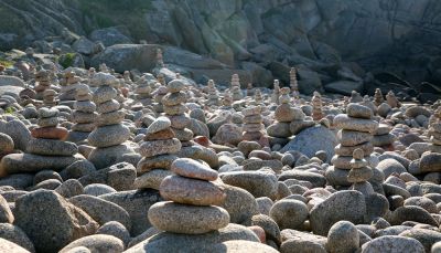 Troy Town rock piles