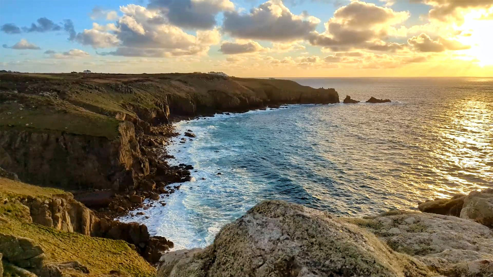 Sunset Walk from Sennen Cove to Land's End, Videos